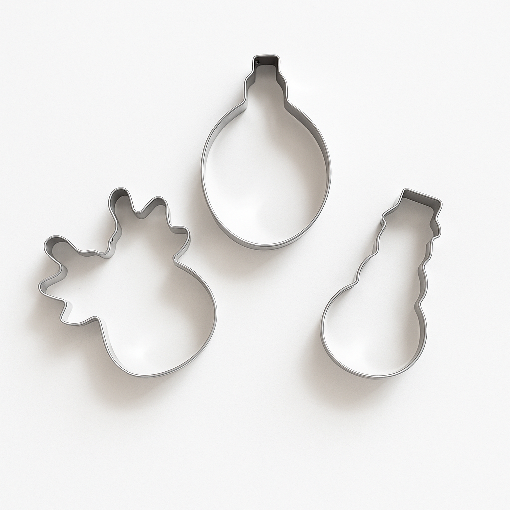 Set forme metalice Crăciun – 3 pies