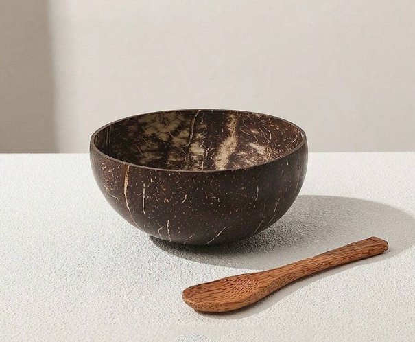Bol nucă de cocos + lingură