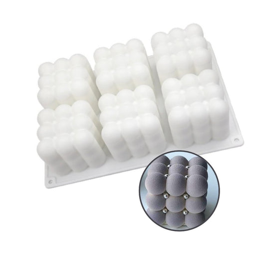 Formă Silicon Cub 3D Bubbly