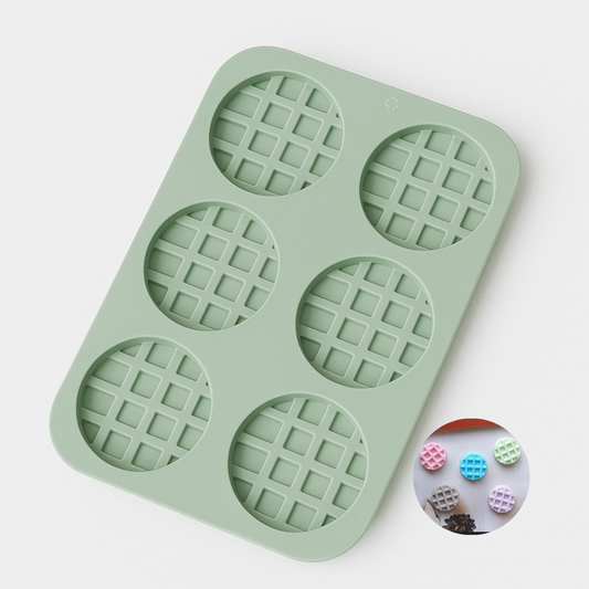 Forma Copt din Silicon Verde pentru Pancakes (6 spatii) 18x25cm