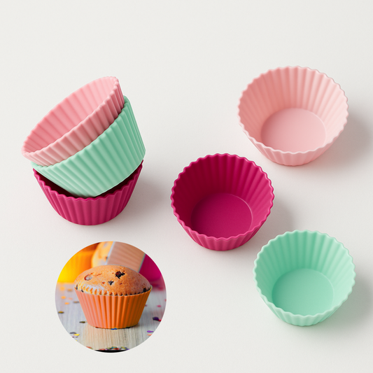 Forme Cupcake din Silicon de 3 Culori