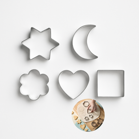 Forme Metalice pentru Biscuiti - 5buc